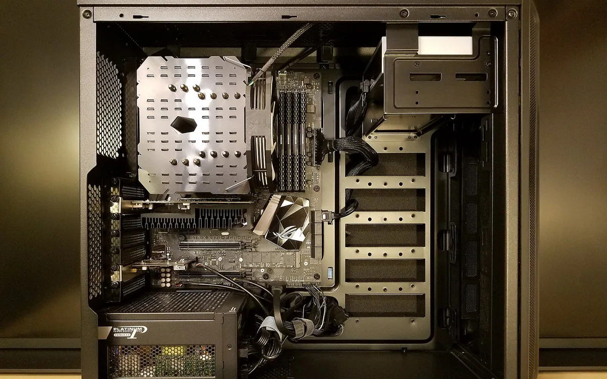 ATX computer case - left - 2018-05-18