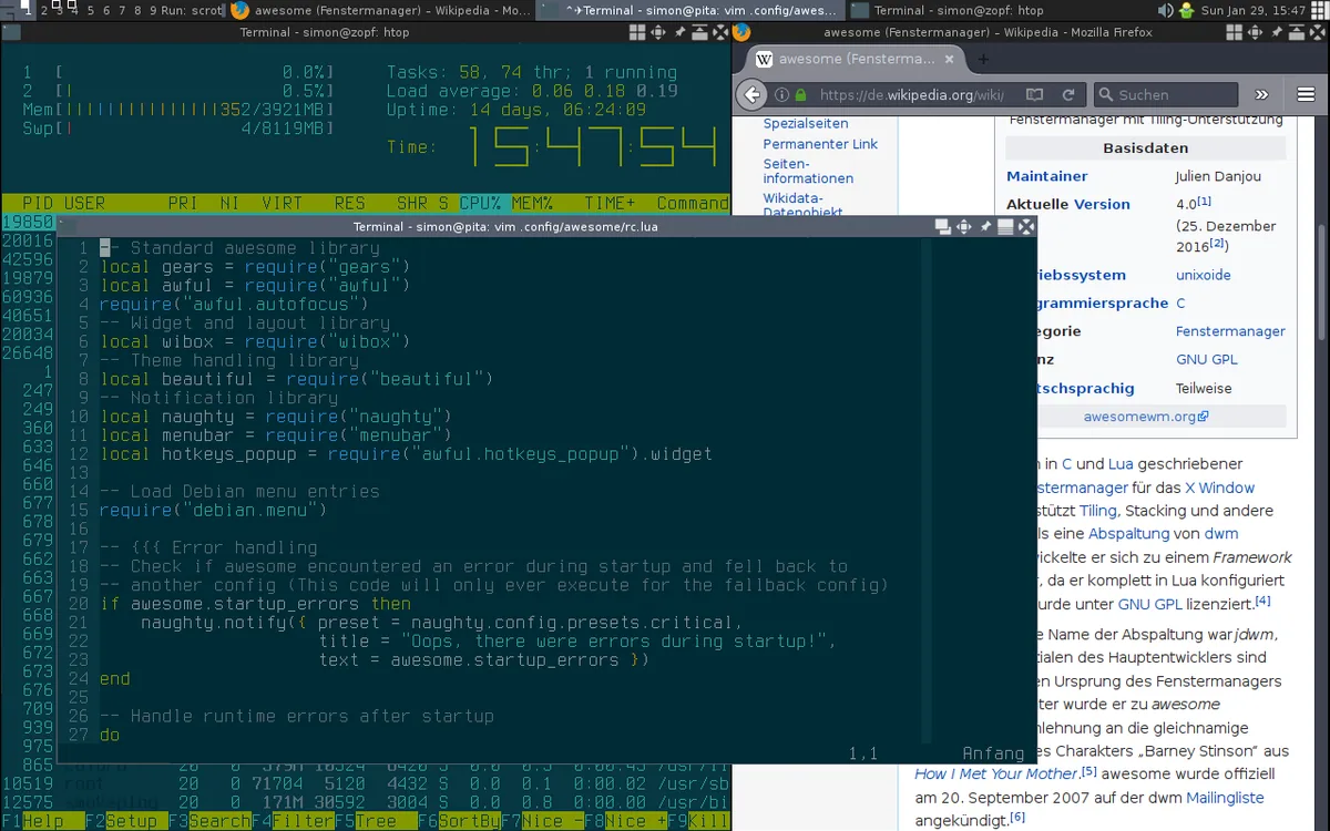 Screenshot of awesomewm4